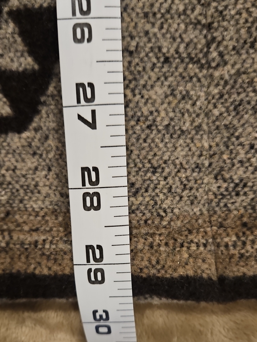 Women's Neutral Aztec Pattern Button-Front Coat - Picture 10 of 12